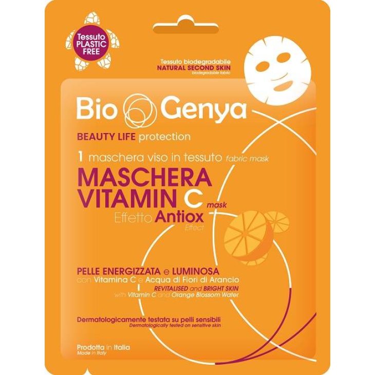 Biogenya Vitamin C Maschera Monouso Effetto Antiossidante 1 pezzo