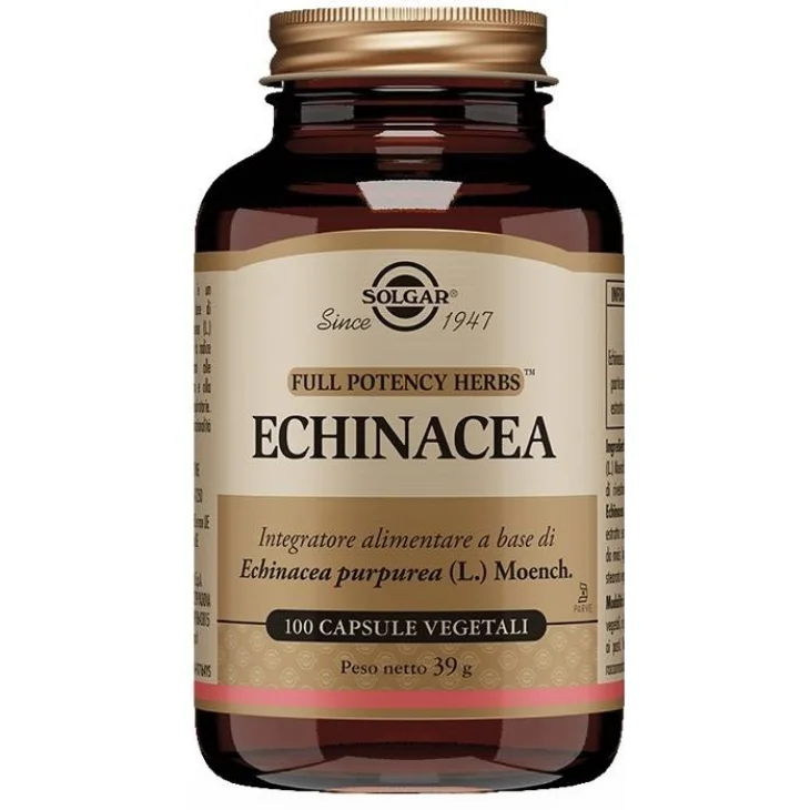 Solgar Echinacea Integratore per le Difese Immunitarie 100 capsule