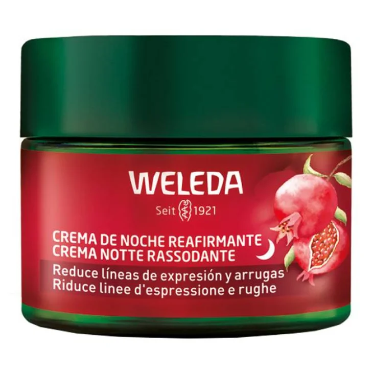 Weleda Crema Notte Rassodante Viso al Melograno e Peptidi di Maca 40 ml