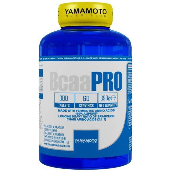 Yamamoto Nutrition BCAA Pro Integratore di Amminoacidi Ajinomoto Ajipure 300 compresse