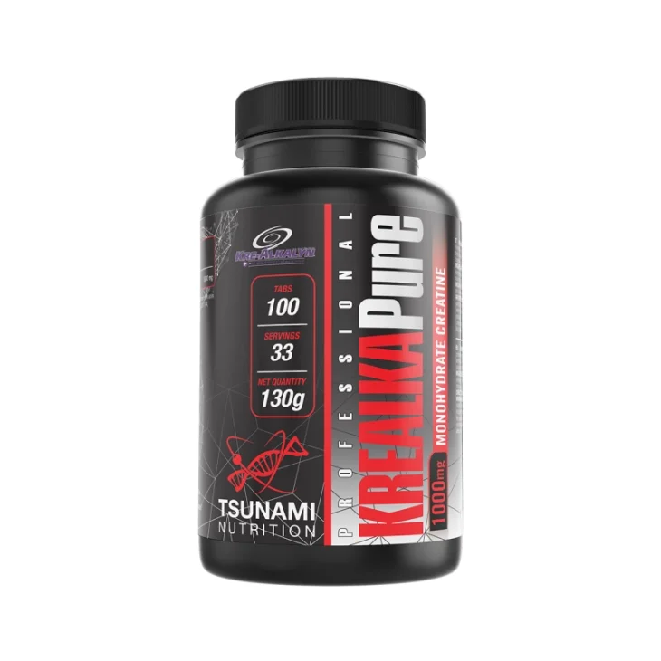 Tsunami Nutrition Krealkapure 1000MG Integratore di Creatina 100 tabs