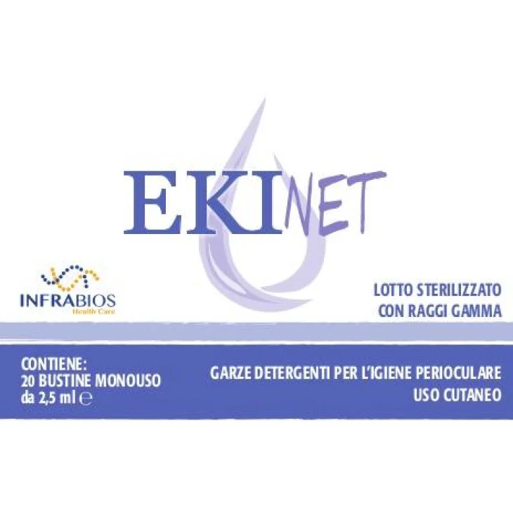 Ekinet Garze Oculari Azione Igienizzante 20 pezzi