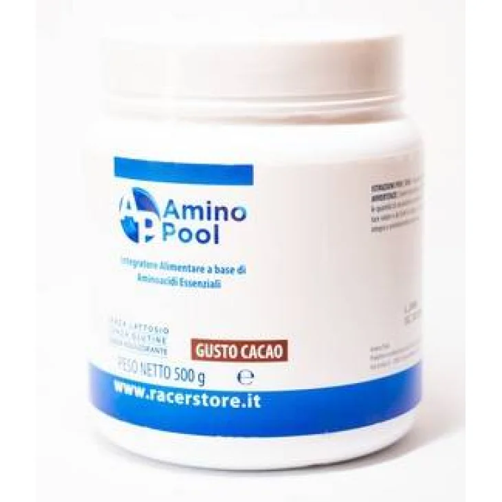 Aminopool Integratore con Aminoacidi essenziali Gusto Cacao 500 g