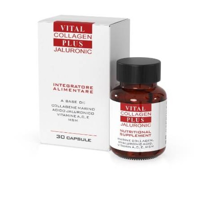 Vital Plus Collagen Plus Jaluronico Integratore per la Pelle 2 pezzi da 30 capsule Promo