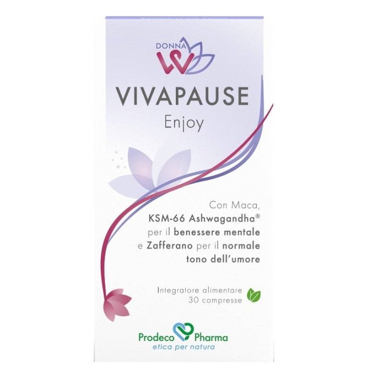 Prodeco Pharma Donnaw Vivapause Enjoy Integratore per l'Umore 30 compresse