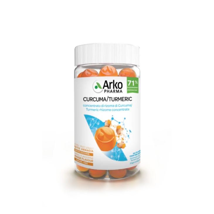 Arkopharma Arkogummies Curcuma Integratore a Base di Curcuma 60 gummies