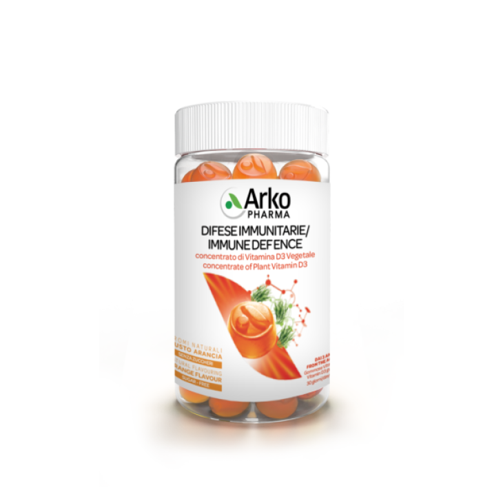 Arkopharma Arkogummies Vitamina D3 Integratore per le Difese Immunitarie 60 gummies