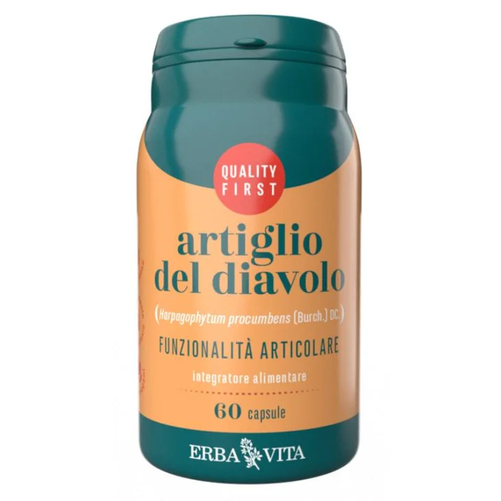 Erba Vita Artiglio del Diavolo Rimedio per il Benessere delle Articolazioni 60 capsule