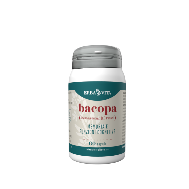 Erba Vita Bacopa Integratore per la Memoria 60 capsule