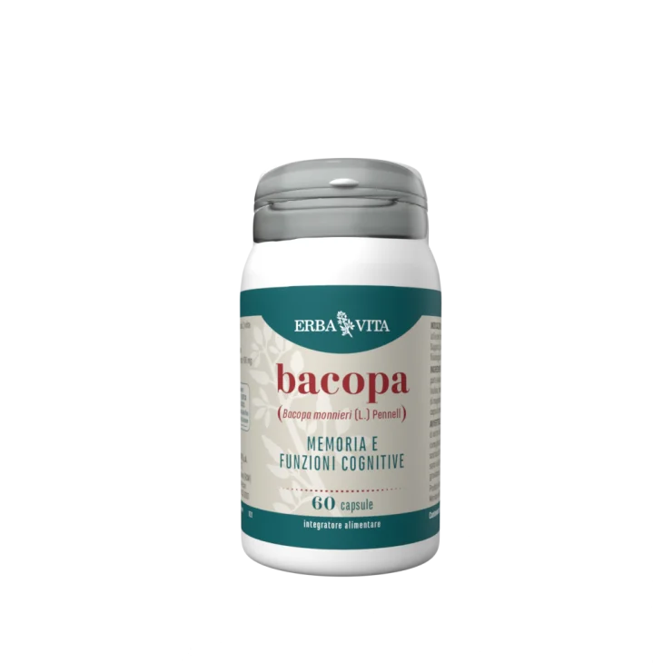 Erba Vita Bacopa Integratore per la Memoria 60 capsule