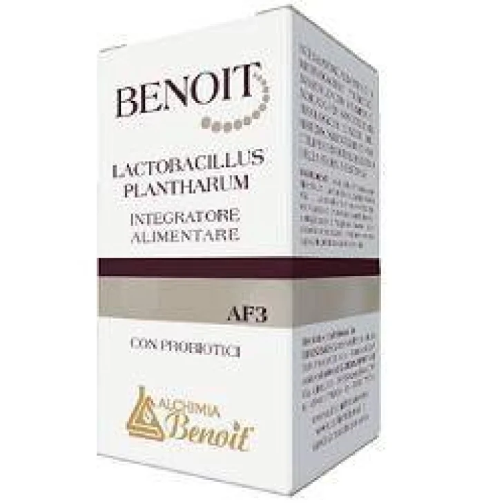 Benoit Lactobacillus Plantharum Integratore per la Flora Batterica Uro-Genitale 30 Capsule