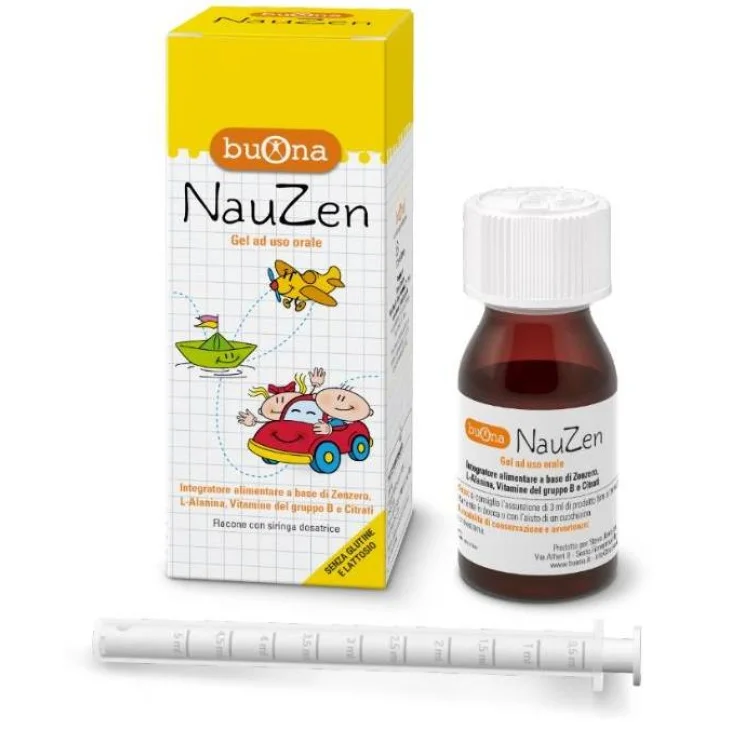 Buona NauZen Integratore per Nausea Vomito e Disturbi Digestivi 50 ml