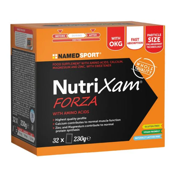 Named Sport Nutrixam Forza Integratore di Aminoacidi 32 Bustine