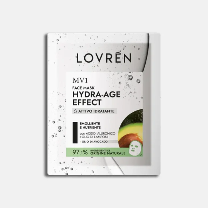 Lovren MV1 Hydra-Age Effect Maschera Idratante Viso 1 pezzo