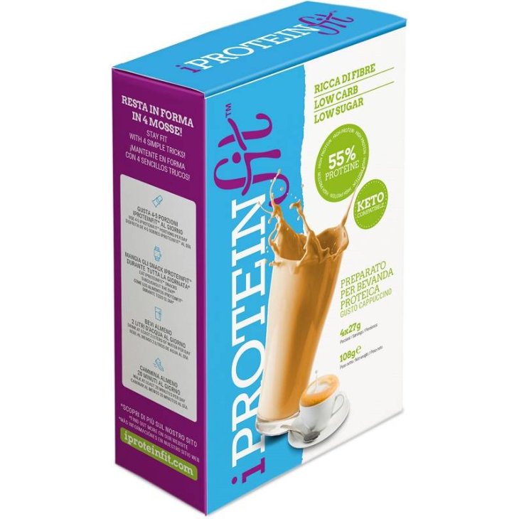 IProteinfit Bevanda Proteica Senza Zuccheri Gusto Cappuccino 108 g