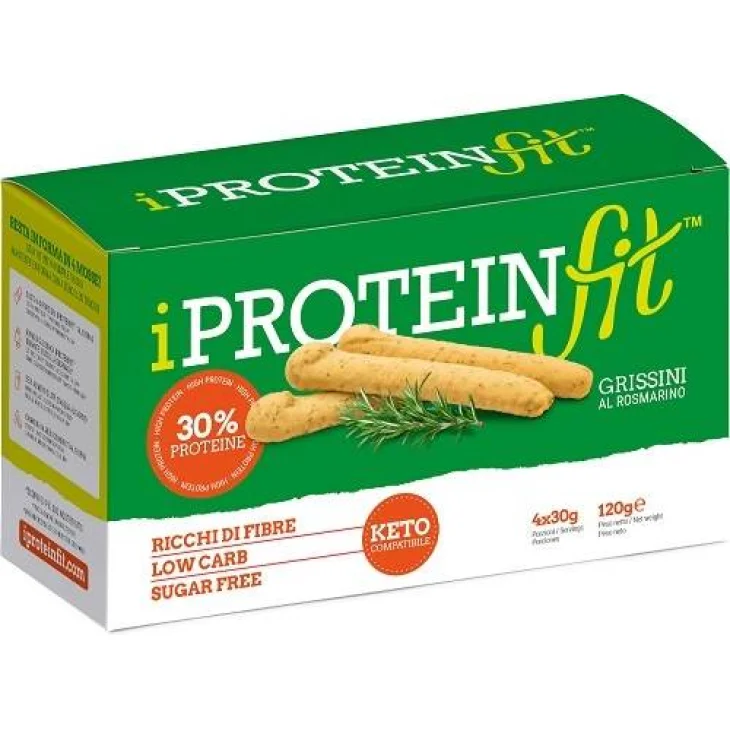 IProteinfit Grissini al Rosmarino con il 30% di Proteine 120 g