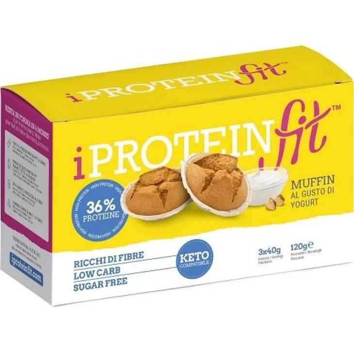 IProteinfit Muffin Proteico al Gusto di Yogurt 120 g