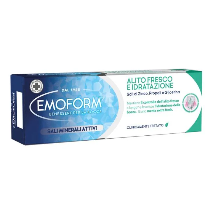 Emoform Dentifricio Alito Fresco E Idratazione 75 ml