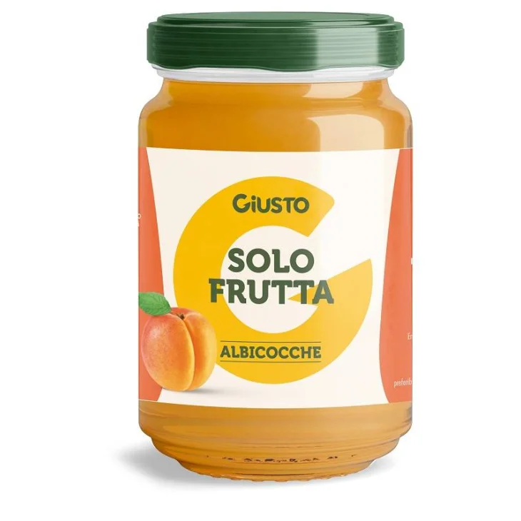 Giusto Solo Frutta Confettura di Albicocche Senza Glutine 220 g
