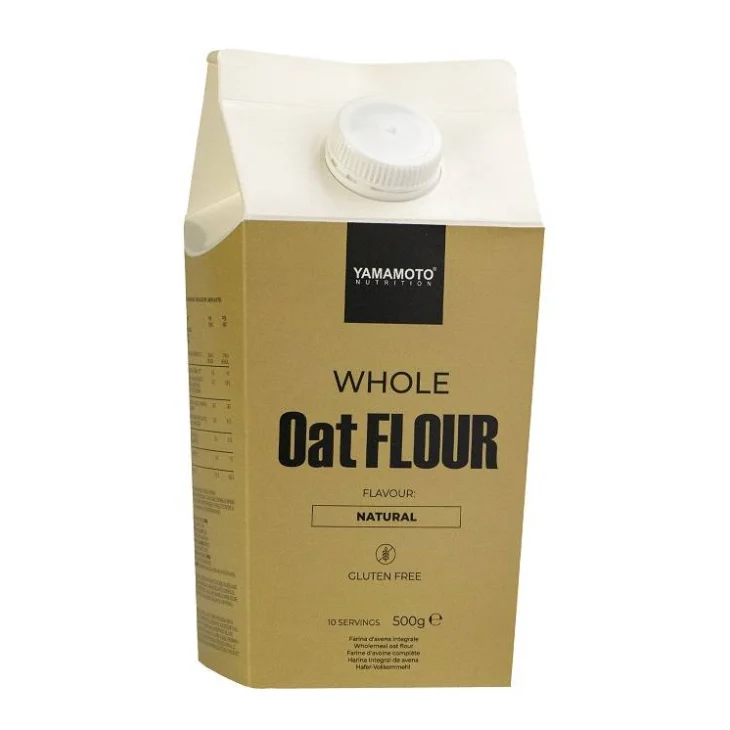 Yamamoto Nutrition Whole Oat Flour Farina d'Avena Integrale Gusto Natural 500 g