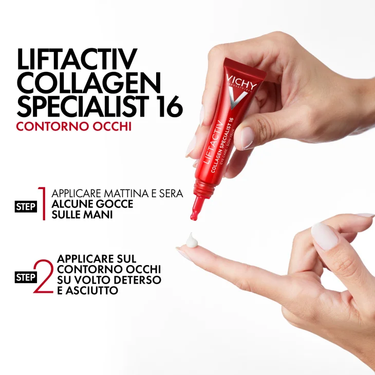 Vichy Liftactiv Collagen Specialist Contorno Occhi Antirughe 15 ml