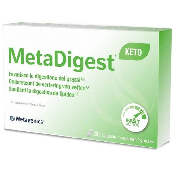 Metagenics Metadigest Keto Integratore per la Gestione del Peso 30 compresse