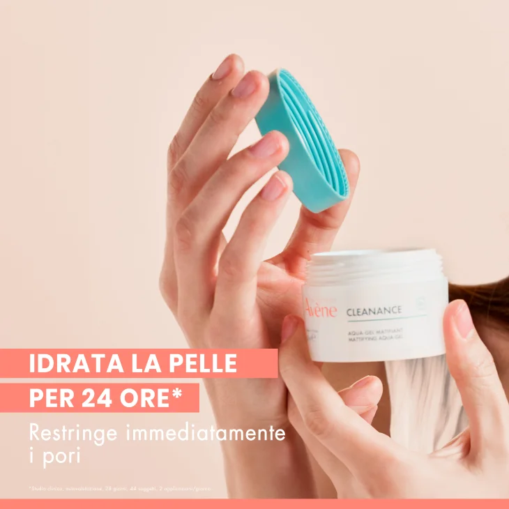 Avène Eau Thermale Cleanance Aqua gel opacizzante, Idrata e riduce i pori, Imperfezioni, Pelle grassa a tendenza acneica, 50ml Avène Eau Thermale Cleanance Aqua gel opacizzante, Idrata e riduce i pori, Imperfezioni, Pelle grassa a tendenza acneica, 50ml