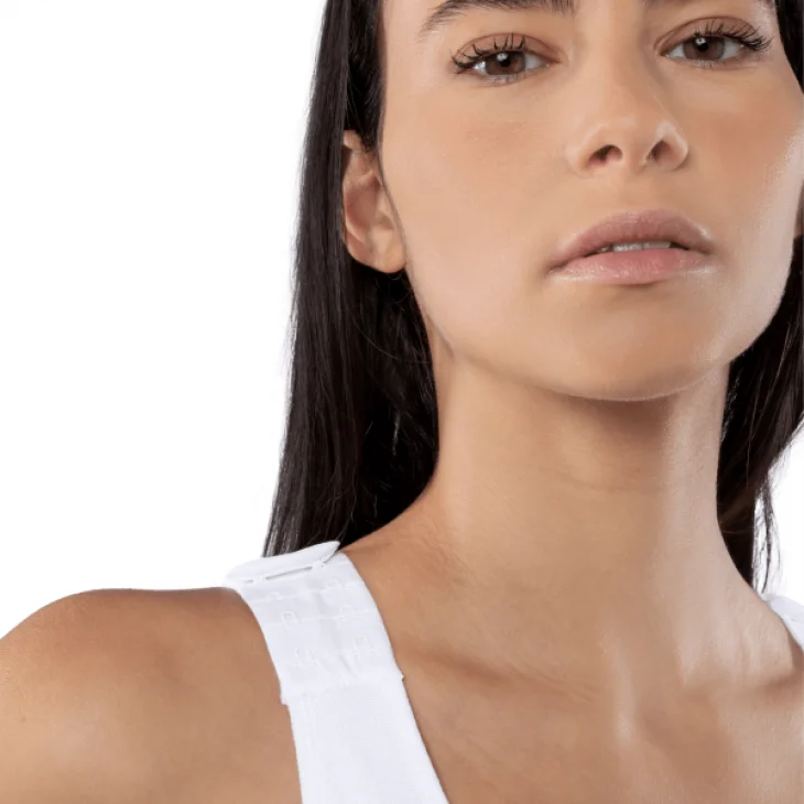 Revèe Bra Julie Reggiseno Post-Operatorio Bianco Taglia 4XL