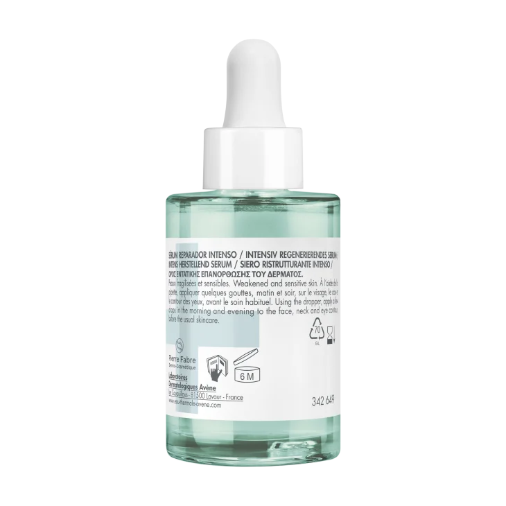 Av&egrave;ne Eau Thermale Cicalfate+ Siero riequilibrante intenso, ristruttura e rinforza la barriera cutanea, Pelle sensibile, con Acqua Termale, 30ml