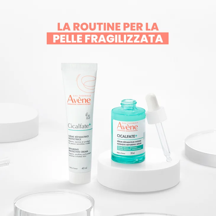 Av&egrave;ne Eau Thermale Cicalfate+ Siero riequilibrante intenso, ristruttura e rinforza la barriera cutanea, Pelle sensibile, con Acqua Termale, 30ml