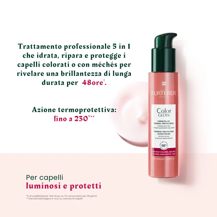 Rene Furterer Color Glow Crema Luminosità' Termo Protettiva 100 ml