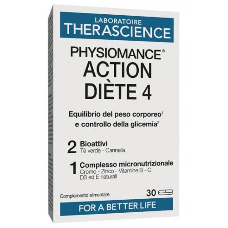 Physiomance Action Diete 4 Integratore Controllo Glicemia 30 compresse