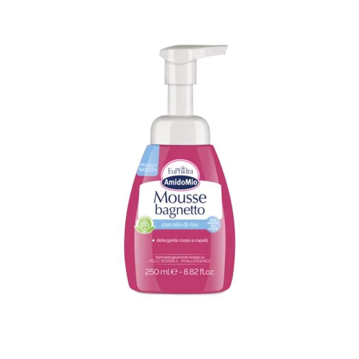 Euphidra AmidoMio Mousse Bagnetto Detergente Corpo e Capelli 250 ml