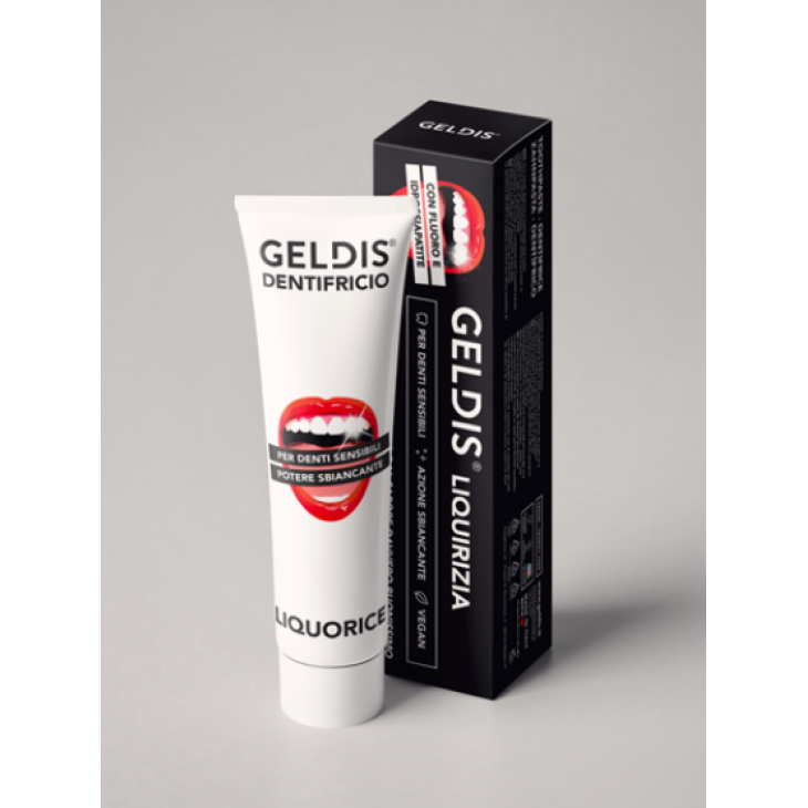 Geldis Dentifricio Sbiancante alla Liquirizia 100 ml