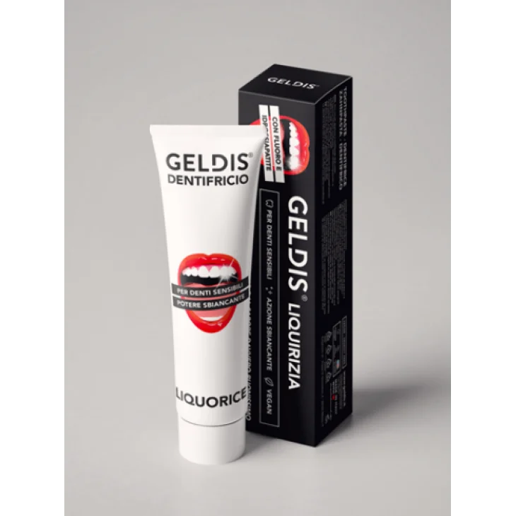 Geldis Dentifricio Sbiancante alla Liquirizia 100 ml