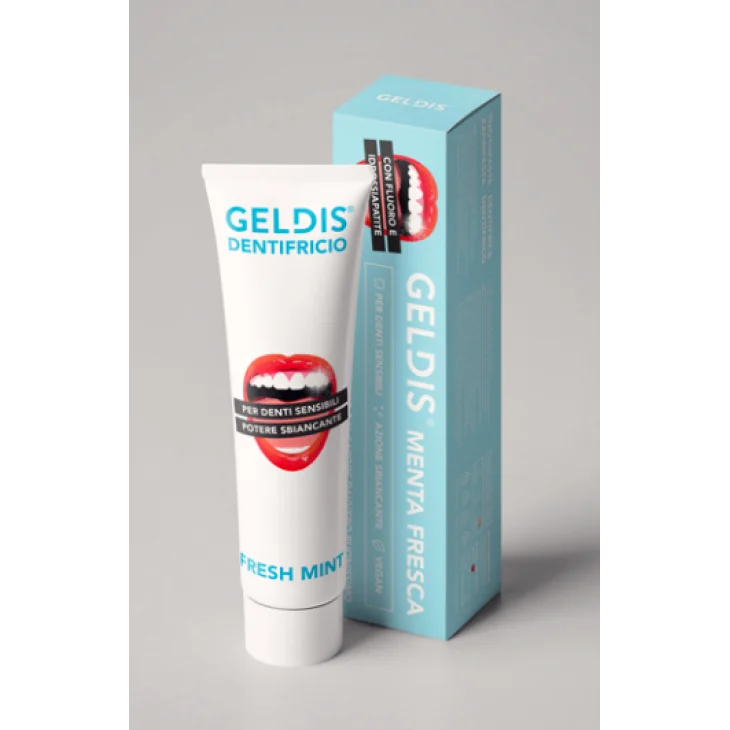 Geldis Dentifricio Sbiancante alla Menta Fresca 100 ml