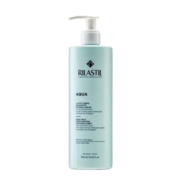 Rilastil Aqua Latte Corpo Idratante 400 ml Nuova Formula