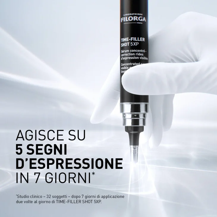 Filorga Time Filler Shot 5XP Siero Concentrato Antirughe Linee di Espressione 15 ml