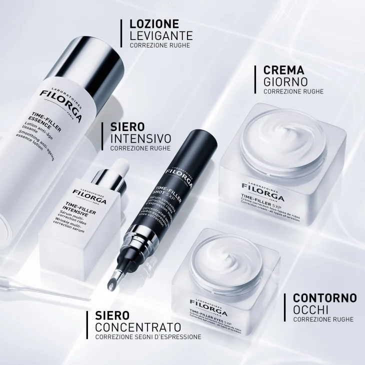 Filorga Time Filler Shot 5XP Siero Concentrato Antirughe Linee di Espressione 15 ml