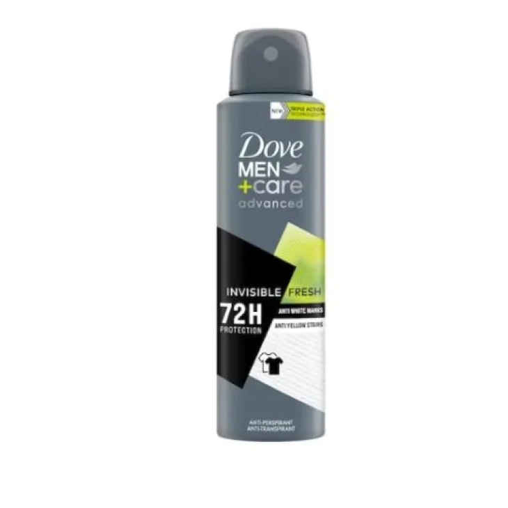 Dove Men Care Advanced Care Invisible Dry Deodorante Spray 150 Ml