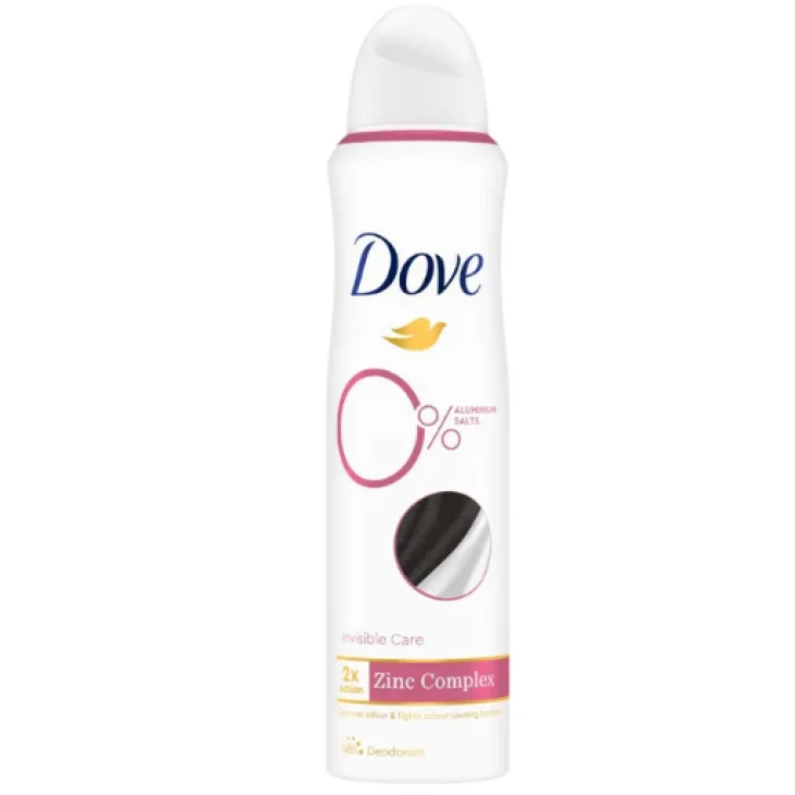 Dove Advanced Care 0% Sali Invisible Dry Spray 150 Ml