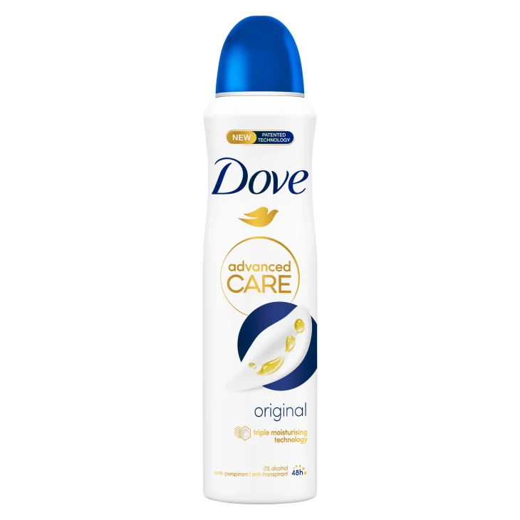 Dove Advanced Care Original Spray Deodorante Antitraspirante 150 ml