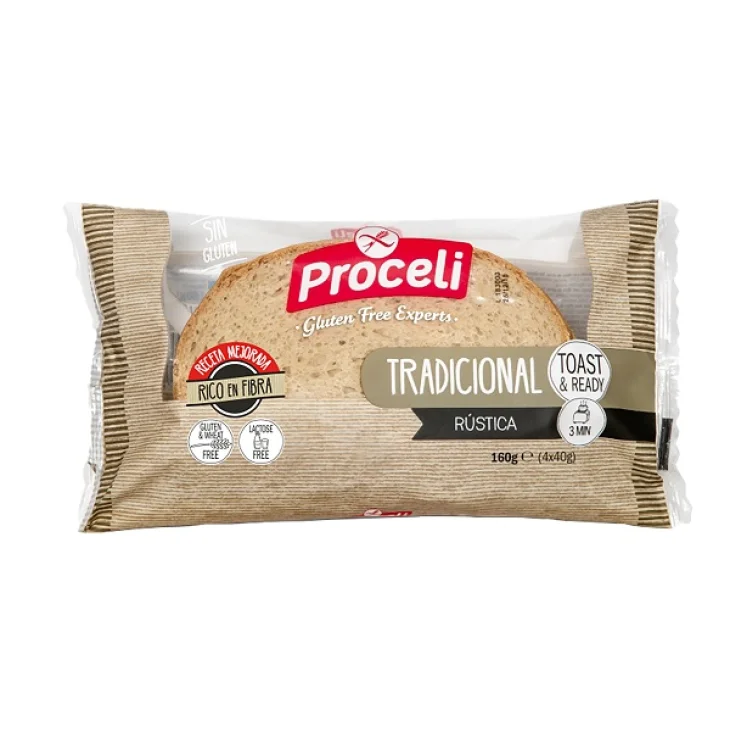 Proceli Pane A Fette Rustico Tradizionale 160 G
