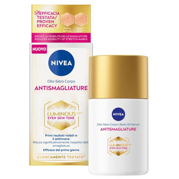 Nivea Luminous Olio Siero Anti-Smagliature 100 ml