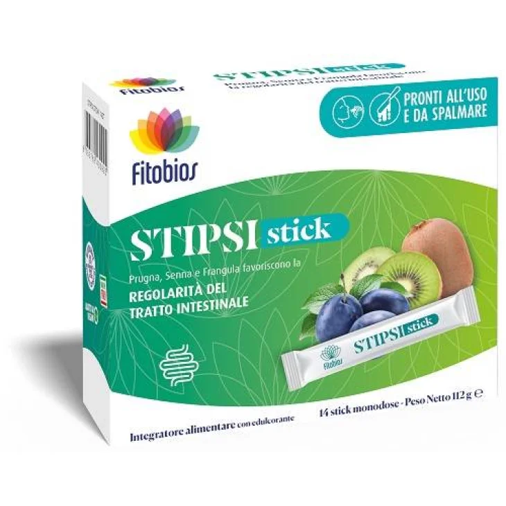 Fitobios Stipsi Stick Regolarità Transito Intestinale 14 stick pack