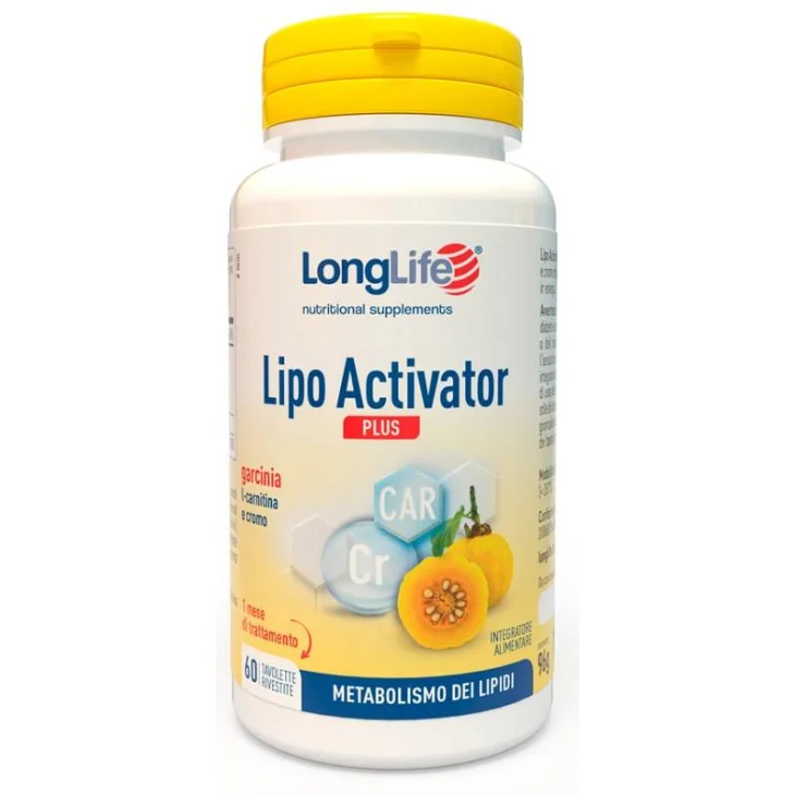 Longlife Lipo Activator Plus Integratore per il Controllo del Peso 60 tavolette