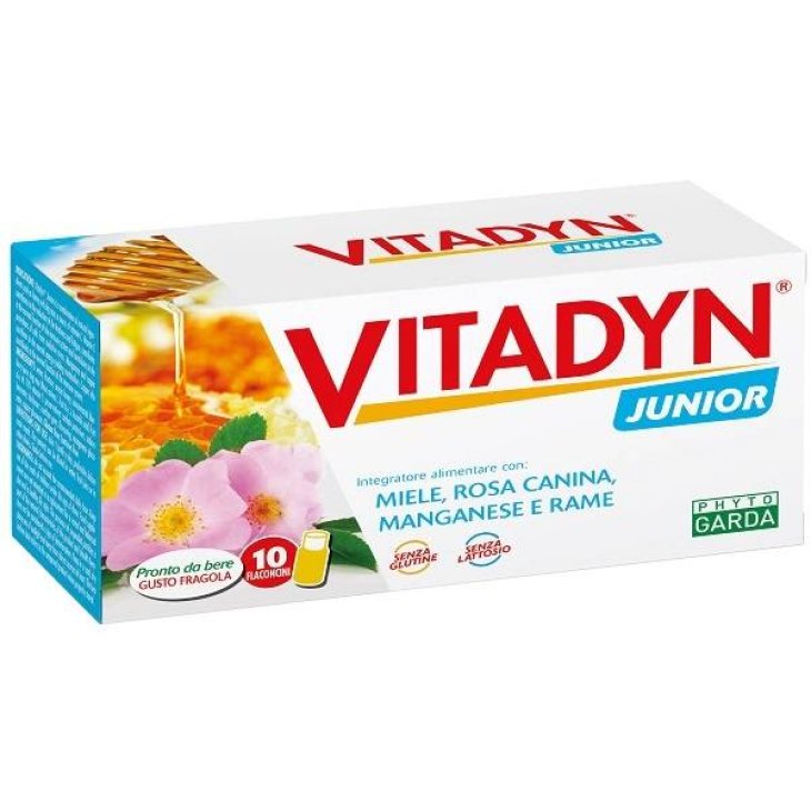 Phyto Garda Vitadyn Junior Integratore per la Stanchezza Fisica e Mentale 10 flaconcini