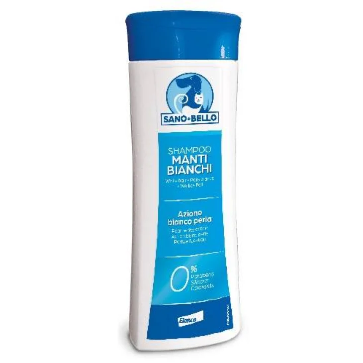 Sano e Bello Shampoo Manti Bianchi Lunghi per Cani 250 ml