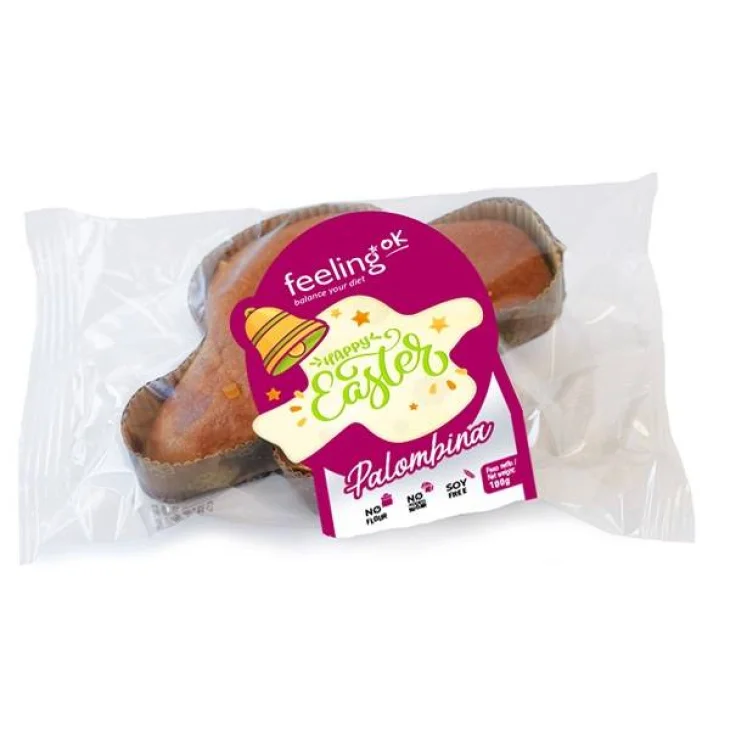 FeelingOk Palombina Colomba Pasquale a Basso Contenuto di Carboidrati 100 g