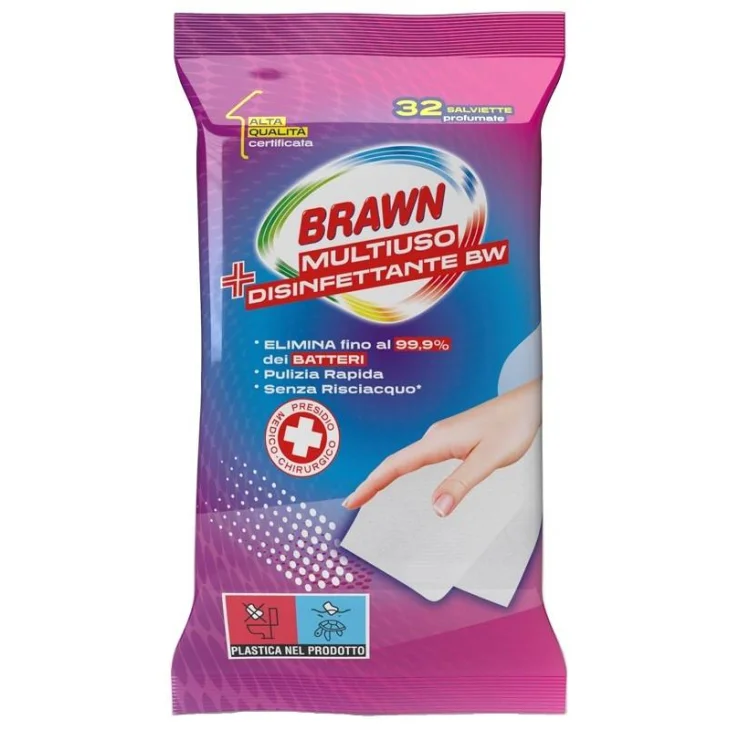 BRAWN MULTIUSO SALVIETTA DISINFETTANTE BW 20 PEZZI